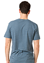 Unisex Triblend Short Sleeve Tee TRI PACIFIC BLUE Back
