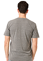 Unisex Triblend Short Sleeve Tee TRI VINTAGE GREY Back