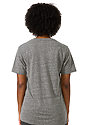 Unisex Triblend Short Sleeve Tee TRI VINTAGE GREY Back2
