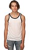 Unisex Triblend Tank Top TRI WHITE / TRI ONYX Front