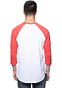 Unisex Triblend Raglan Baseball Shirt  Back