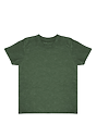 Toddler TriBlend Short Sleeve Coverstitch Neck Tee TRI ARMY 1