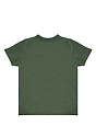 Toddler TriBlend Short Sleeve Coverstitch Neck Tee TRI ARMY 2