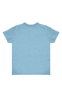 Toddler TriBlend Short Sleeve Coverstitch Neck Tee TRI POOL 2