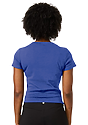 Womens Rib Crop Tee ROYAL 3