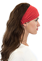 Triblend Jersey Headband TRI RED Alt1