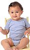 Infant One Piece HEATHER GREY Front