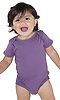 Infant Organic One Piece EGGPLANT Front
