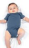 Infant Organic One Piece PACIFIC BLUE Front
