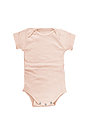 Infant Organic One Piece PEACH Front