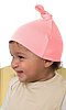 Infant Organic Hat ROSE PINK Side