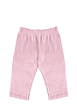 Infant Organic Rib Pant ROSE PINK Side