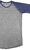 Toddler Triblend Raglan Baseball Shirt TRI VNTG GRY / TRI DNM NVY Front2