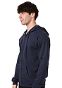 Unisex Organic Cotton Full Zip Hoodie OCEAN Side