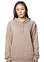 Unisex Organic Cotton Pullover Hoodie ALMOND Front2