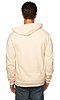 Unisex Organic Cotton Pullover Hoodie NATURAL Back