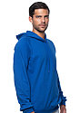 Unisex Organic Cotton Pullover Hoodie NAUTICAL BLUE Side