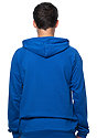 Unisex Organic Cotton Pullover Hoodie NAUTICAL BLUE Back