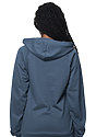 Unisex Organic Cotton Pullover Hoodie PACIFIC BLUE Back2