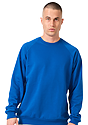 Unisex Organic Raglan Crew Neck Sweatshirt NAUTICAL BLUE Front