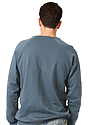 Unisex Organic Raglan Crew Neck Sweatshirt PACIFIC BLUE Back