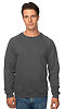 Unisex Organic Raglan Crew Neck Sweatshirt SLATE Front