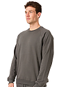 Unisex Organic Raglan Crew Neck Sweatshirt SLATE Side