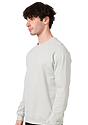 Unisex Organic Raglan Crew Neck Sweatshirt STONE Side