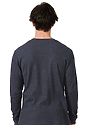 Unisex Blend Long Sleeve Thermal HEATHER INDIGO 3