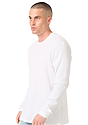 Unisex Blend Long Sleeve Thermal WHITE 2