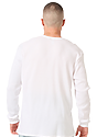 Unisex Blend Long Sleeve Thermal WHITE 3