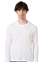Unisex Blend Long Sleeve Thermal WHITE 1