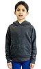 Youth Triblend Fleece Pullover Hoodie TRI ONYX Front