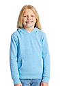 Youth Triblend Fleece Pullover Hoodie TRI POOL Front