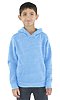Youth Triblend Fleece Pullover Hoodie TRI POOL Front