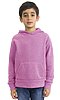 Youth Triblend Fleece Pullover Hoodie TRI PURPLE Front