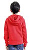 Youth Triblend Fleece Pullover Hoodie TRI RED Back