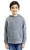 Youth Triblend Fleece Pullover Hoodie TRI VINTAGE GREY Front