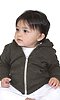 Infant Triblend Fleece Zip Hoodie TRI ONYX Front