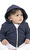 Infant Triblend Fleece Zip Hoodie TRI DENIM NAVY Front
