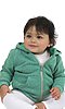 Infant Triblend Fleece Zip Hoodie TRI KELLY Front