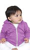 Infant Triblend Fleece Zip Hoodie TRI PURPLE Front