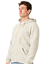 Unisex Triblend Fleece Zip Hoodie  Side