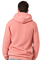 Unisex Triblend Fleece Zip Hoodie TRI DESERT ROSE Back