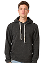 Unisex Triblend Fleece Pullover Hoodie TRI ONYX Front