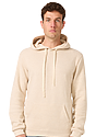 Unisex Triblend Fleece Pullover Hoodie TRI OATMEAL Front