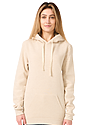 Unisex Triblend Fleece Pullover Hoodie TRI OATMEAL Front2