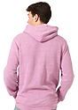 Unisex Triblend Fleece Pullover Hoodie TRI PURPLE Back