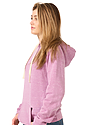 Unisex Triblend Fleece Pullover Hoodie TRI PURPLE Side2