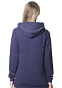 Unisex Triblend Fleece Pullover Hoodie TRI TRUE NAVY Back2